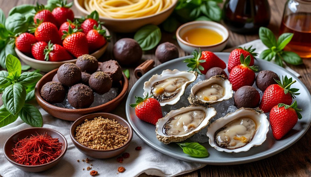 découvrez comment différentes cultures utilisent des aliments aphrodisiaques pour stimuler le désir et éveiller les sens. un voyage culinaire à travers les traditions et les secrets de la gastronomie passionnée.