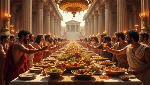 découvrez comment les grands festins étaient au cœur des rituels et croyances dans les religions antiques : traditions, symboles et influence sur les sociétés anciennes.