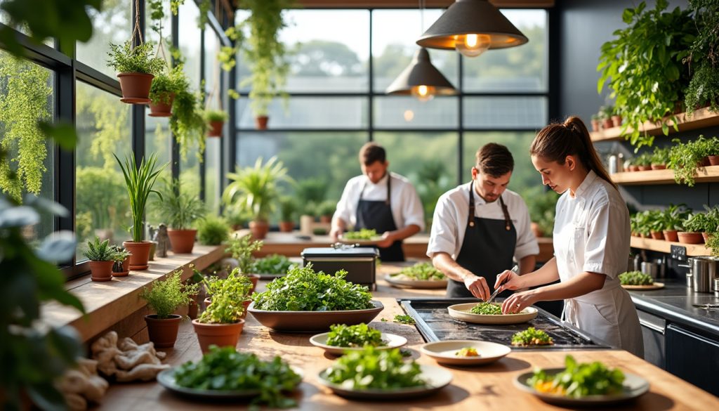 découvrez les métiers verts dans la restauration durable : des professions engagées pour une alimentation respectueuse de l’environnement, des pratiques éco-responsables et une cuisine zéro déchet.
