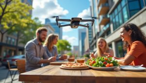 découvrez comment l’utilisation des drones révolutionne la livraison de plats, offrant rapidité, efficacité et une expérience innovante pour les restaurants et leurs clients.