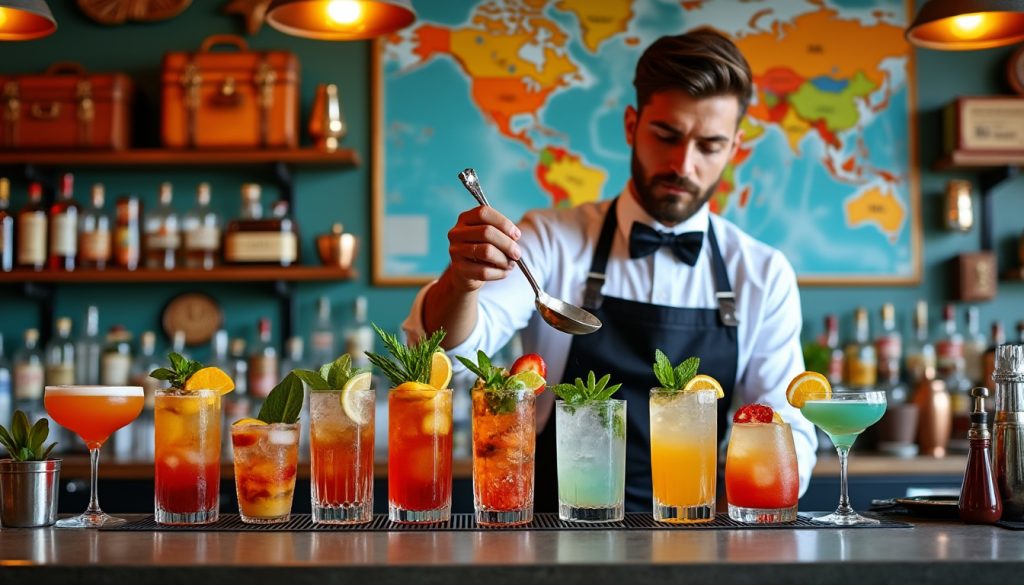 découvrez comment les voyages inspirent et transforment les tendances en mixologie, en apportant de nouvelles saveurs, techniques et idées innovantes aux cocktails du monde entier.