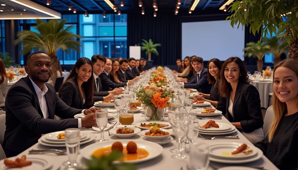 découvrez comment organiser un repas d’entreprise inoubliable grâce à nos conseils pratiques pour garantir une ambiance conviviale, un service impeccable et une expérience mémorable pour tous vos collaborateurs.