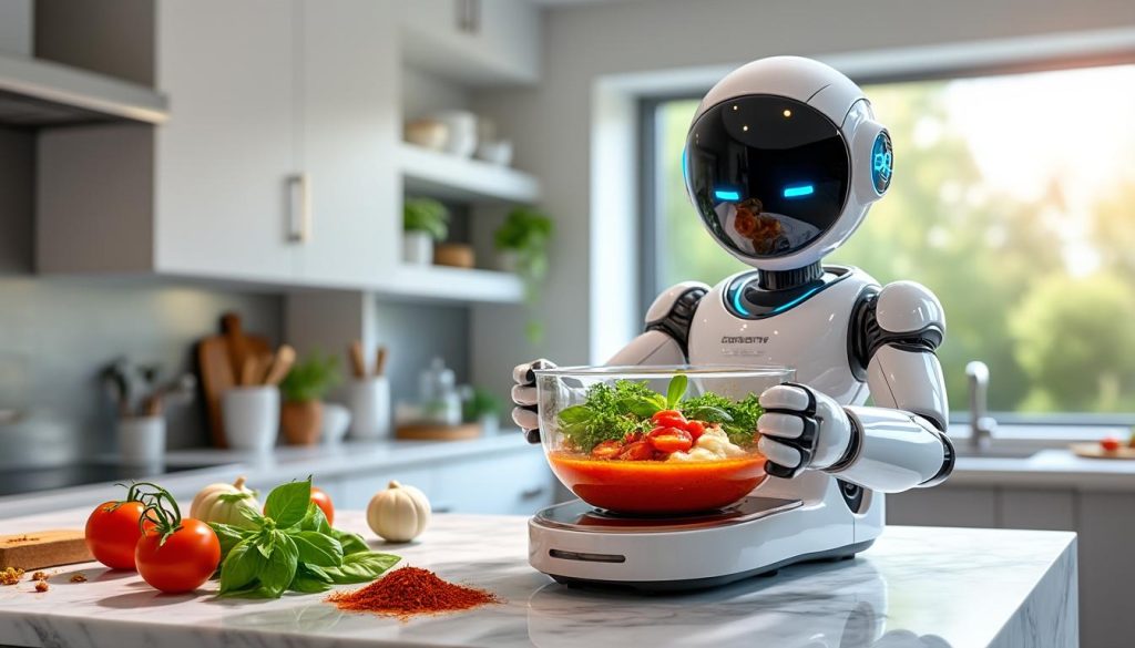 découvrez des recettes de chefs spécialement conçues pour vos robots multifonctions, alliant élégance culinaire et simplicité d’utilisation pour des plats savoureux au quotidien.