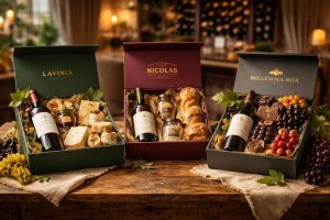 découvrez notre sélection de coffrets vins et gastronomie pour amateurs chez lavinia, nicolas caviste et millésima box, pour des cadeaux gourmands et raffinés.