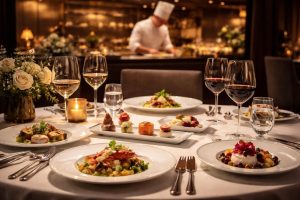 offrez un dîner gastronomique unique au restaurant omnia avec un menu dégustation exclusif élaboré par notre chef, pour une expérience culinaire inoubliable.